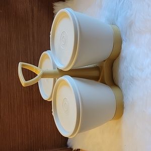 Vintage Tupperware Condiments Caddy Set